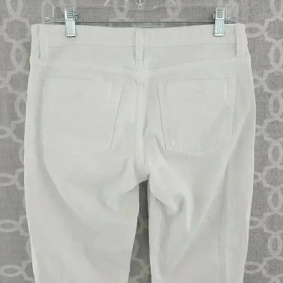 Banana Republic White Crop Denim Women's Size 28 - Picture 5 of 8